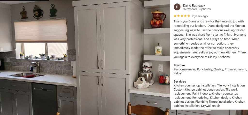 David review Countertop Cabinets Chandler